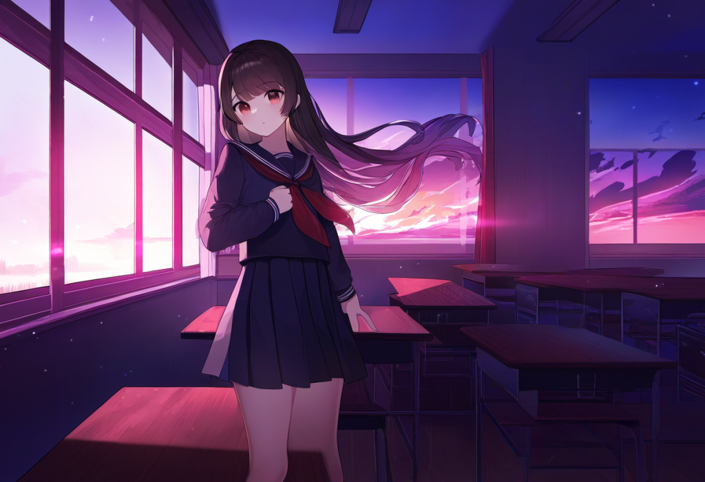 女の子横２