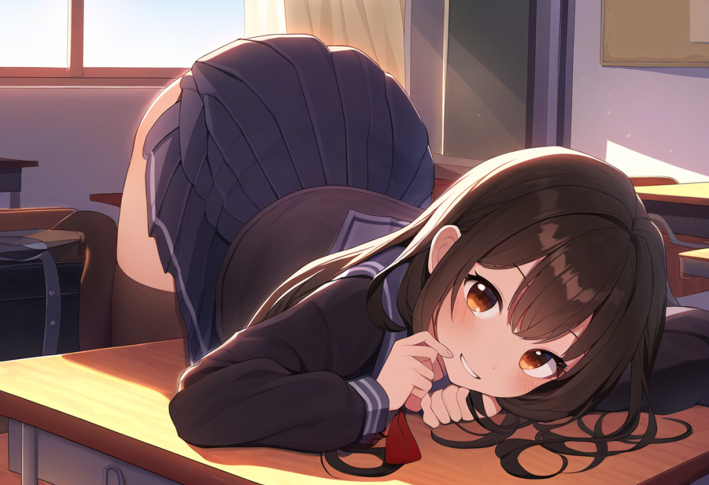 女の子　横１
